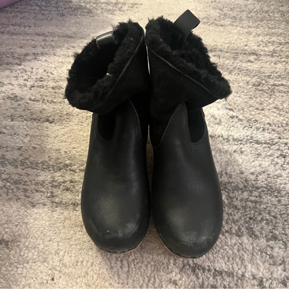 No. 6 Shearling Lined Clog Boots - Picture 5 of 10
